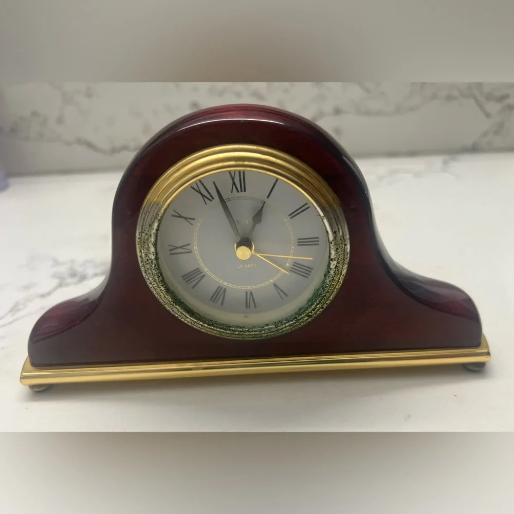 Vintage Linden Quartz Alarm clock desk clock